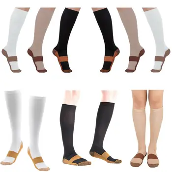 2019 Women Men Copper Infused Compression Stockings 20-30mmHg Graduated Unisex Stockings
2019 Women Men Copper Infused Compression Stockings 20-30mmHg Graduated Unisex Stockings