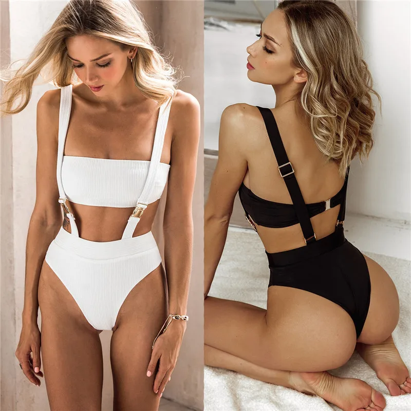Women High Waist Belt Black White Bikini Set Swimsuit Swimwear Push Up Sexy Swim Suit Beach Wear Biquini Plavky Maillot Tankini
Women High Waist Belt Black White Bikini Set Swimsuit Swimwear Push Up Sexy Swim Suit Beach Wear Biquini Plavky Maillot Tankini
