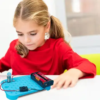 DIY Science Experiments Circuit Kit Excellent ABS Electronic Components Physical Educational Manual Toys Science student
DIY Science Experiments Circuit Kit Excellent ABS Electronic Components Physical Educational Manual Toys Science student