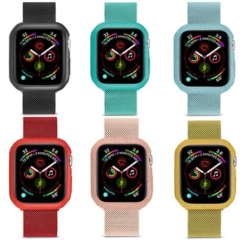 Milanese Loop Stainless steel Band For Apple Watch 5 4 1/2/3 42mm 38mm strap for iwatch series 40mm 44mm Macaroon case for free 
Milanese Loop Stainless steel Band For Apple Watch 5 4 1/2/3 42mm 38mm strap for iwatch series 40mm 44mm Macaroon case for free