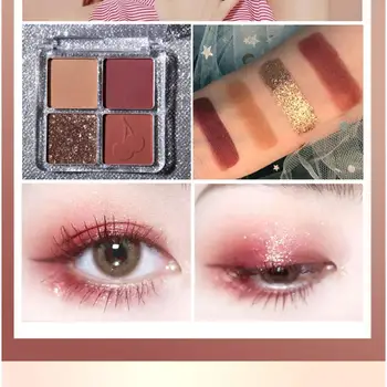 HUDAMOJI 4 Colors Eyeshadow Pallete Matte Pearlescent Eye Shadow Pigment Eyeshadow Makeup Palette Beauty Cosmetics Eyeshadow
HUDAMOJI 4 Colors Eyeshadow Pallete Matte Pearlescent Eye Shadow Pigment Eyeshadow Makeup Palette Beauty Cosmetics Eyeshadow