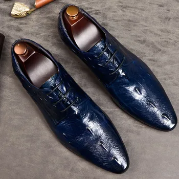New mens formal shoes genuine leather Wedding Office Handmade Luxury Brand crocodile shoes pointed toe men dress shoes
New mens formal shoes genuine leather Wedding Office Handmade Luxury Brand crocodile shoes pointed toe men dress shoes