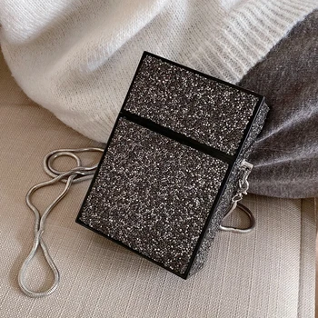 Sequined Crossbody Box bag 2019 Fashion New High-quality PU leather Women's Designer Handbag Chain Shoulder Messenger Bag
Sequined Crossbody Box bag 2019 Fashion New High-quality PU leather Women's Designer Handbag Chain Shoulder Messenger Bag