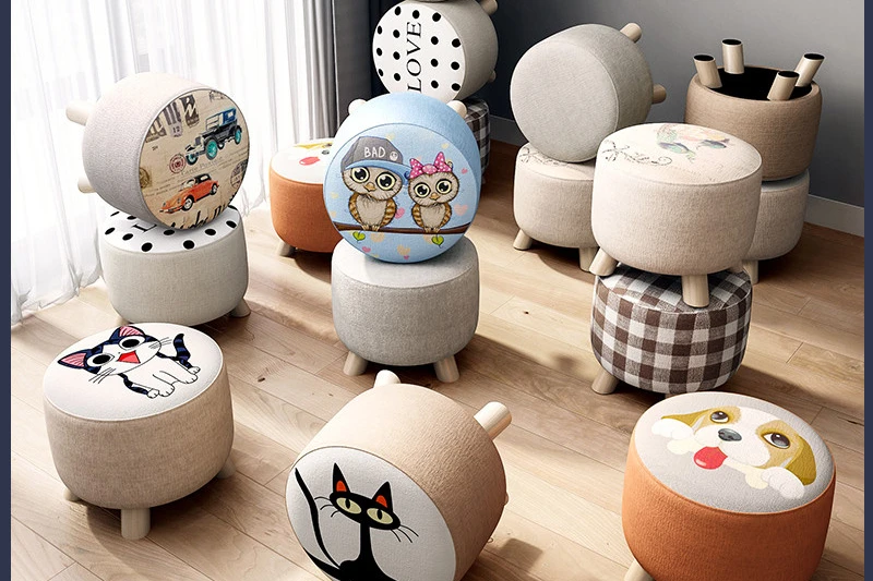 Small Stool Household Fabrics Solid Wood Shoe Changing Stool Creative round Stool Living Room Small Bench Small Chair Sofa
Small Stool Household Fabrics Solid Wood Shoe Changing Stool Creative round Stool Living Room Small Bench Small Chair Sofa