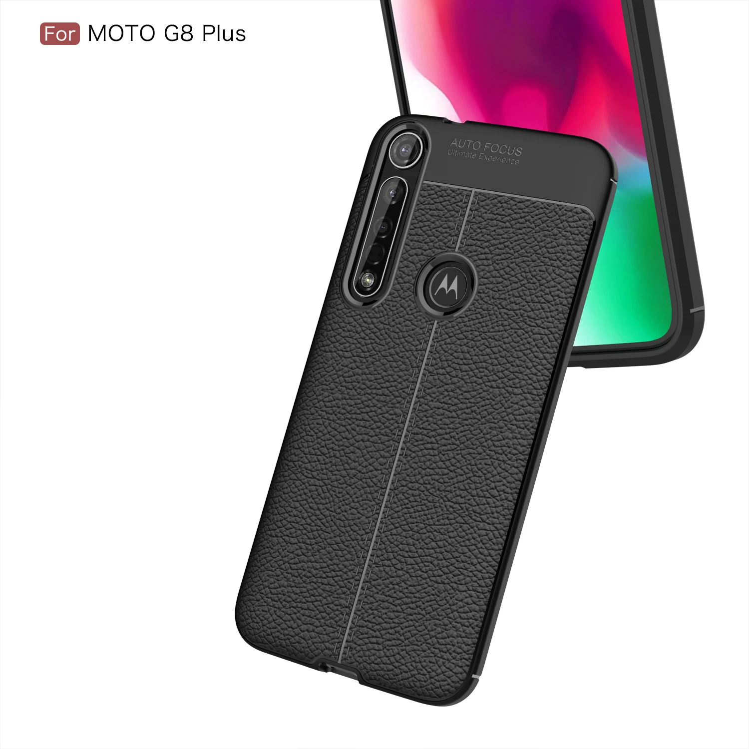 Чехол для мобильного телефона Motorola Moto G8 Plus задняя крышка из углеродного волокна