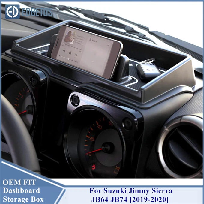 Top Auto Store Hcd087c127a824aa08eb0f4dbc0f3c8df5 For Suzuki Jimny Sierra JB64 JB74 2019 2020 Car Styling Dashboard Storage Organizing Box Organizer Case Interior Accessories