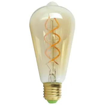 Edison Dimmable Bulb ST64 Double Spiral LED Filament Bulb Industrial Wind Retro Decorative Light 110V 220V 4W Warm White
Edison Dimmable Bulb ST64 Double Spiral LED Filament Bulb Industrial Wind Retro Decorative Light 110V 220V 4W Warm White