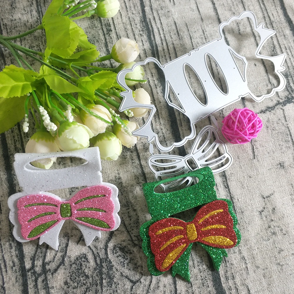 New metal cutting mold for bow hanging decoration, used for DIY scrapbook, photo album, photo frame decoration, cardboard crafts
New metal cutting mold for bow hanging decoration, used for DIY scrapbook, photo album, photo frame decoration, cardboard crafts