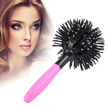 Styling Comb 360 Degree Ball Curl 3D Hair Curler Make-up Blow Drying Detangling Homodisperse Heat Comb Woman Girl Hair Styling
Styling Comb 360 Degree Ball Curl 3D Hair Curler Make-up Blow Drying Detangling Homodisperse Heat Comb Woman Girl Hair Styling