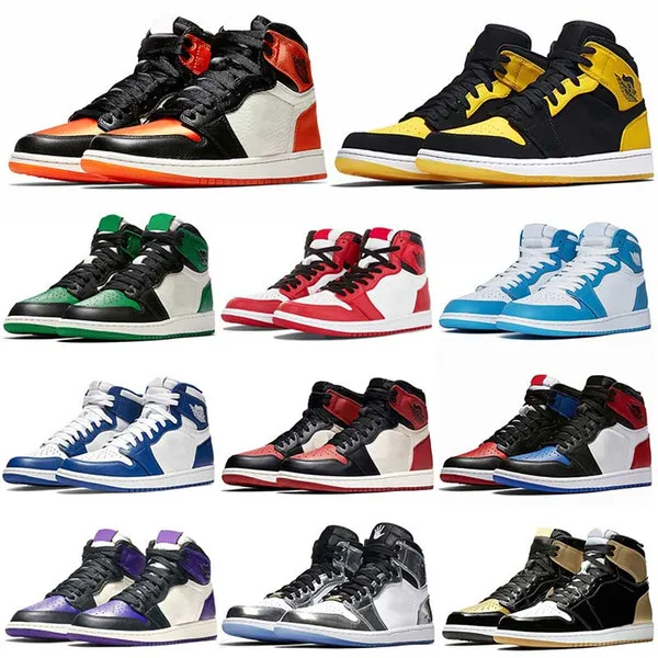 

2019 Best 1 I High OG Game Royal Banned Shadow Bred Toe Basketball Shoes Top Quality Clay Green Trainers 1S Sneakers EUR 40-47