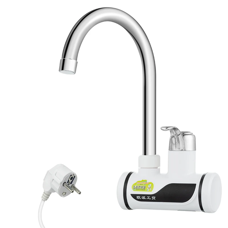 Electric Hot Faucet Flow Instant Water Heater Electric Tankless Water Heating Kitchen Faucet Digital Display Mixer Backwater 220
Electric Hot Faucet Flow Instant Water Heater Electric Tankless Water Heating Kitchen Faucet Digital Display Mixer Backwater 220