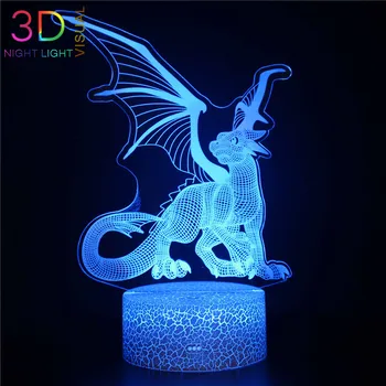 ATOPH Flying Dinosaur 3D Night Light 16 Color Changing Remote Control USB Charging LED Nightlight
ATOPH Flying Dinosaur 3D Night Light 16 Color Changing Remote Control USB Charging LED Nightlight