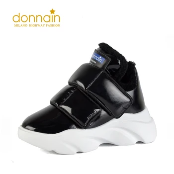 DONNAIN Autumn Black Hook & Loop Waterproof Women Winter Shoes Round Toe Thick Bottom Casual Sneakers Wool Flats Solid Color
DONNAIN Autumn Black Hook & Loop Waterproof Women Winter Shoes Round Toe Thick Bottom Casual Sneakers Wool Flats Solid Color
