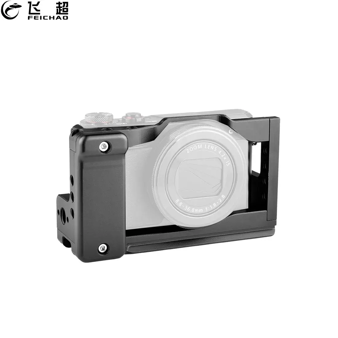 G7X Mark III Vlogging Camera Cage Rig Extension Cold Shoe Mount Aluminum Alloy Side Handle Bracket for Canon G7 X Mark III G7x3
G7X Mark III Vlogging Camera Cage Rig Extension Cold Shoe Mount Aluminum Alloy Side Handle Bracket for Canon G7 X Mark III G7x3