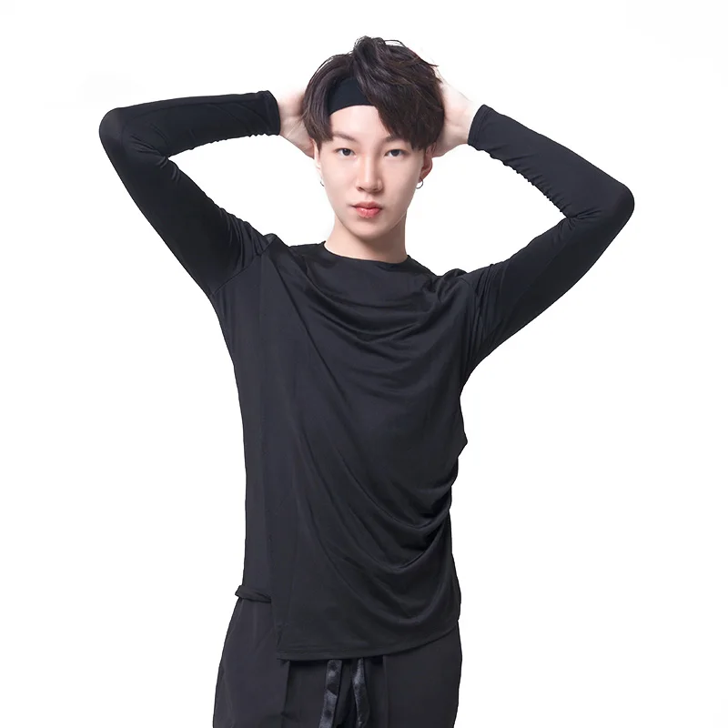 Ballroom Dance Tops Men Stage Costume Long Sleeve Latin Practice Wear Designer Clothes Tap Dancewear Modern Dance Outfit JL3268
Ballroom Dance Tops Men Stage Costume Long Sleeve Latin Practice Wear Designer Clothes Tap Dancewear Modern Dance Outfit JL3268