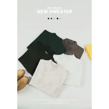 SIMWOOD 2020 spring new basic sweater men crewneck knitwear plus size solid color O-neck plus size pullovers SI120479
SIMWOOD 2020 spring new basic sweater men crewneck knitwear plus size solid color O-neck plus size pullovers SI120479