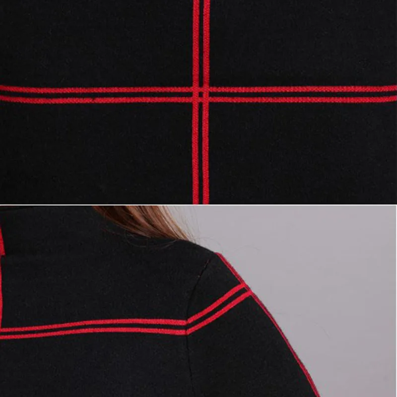 Зима 2020 женский тонкий комплект свитер платье Новое Стильное средней длины в