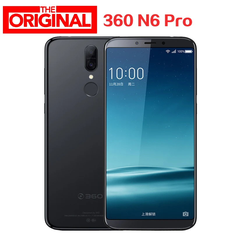 Stock Original 360 N6 Pro Mobile Phone 4G LTE Snapdragon 660 Fingerprint Android7.1 5.99" IPS 2160X1080 6GB RAM 128GB ROM 16.0MP
Stock Original 360 N6 Pro Mobile Phone 4G LTE Snapdragon 660 Fingerprint Android7.1 5.99" IPS 2160X1080 6GB RAM 128GB ROM 16.0MP