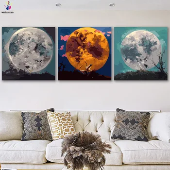 DIY colorings pictures by numbers with colors Crane under the moon picture drawing painting by numbers framed decor three pieces
DIY colorings pictures by numbers with colors Crane under the moon picture drawing painting by numbers framed decor three pieces