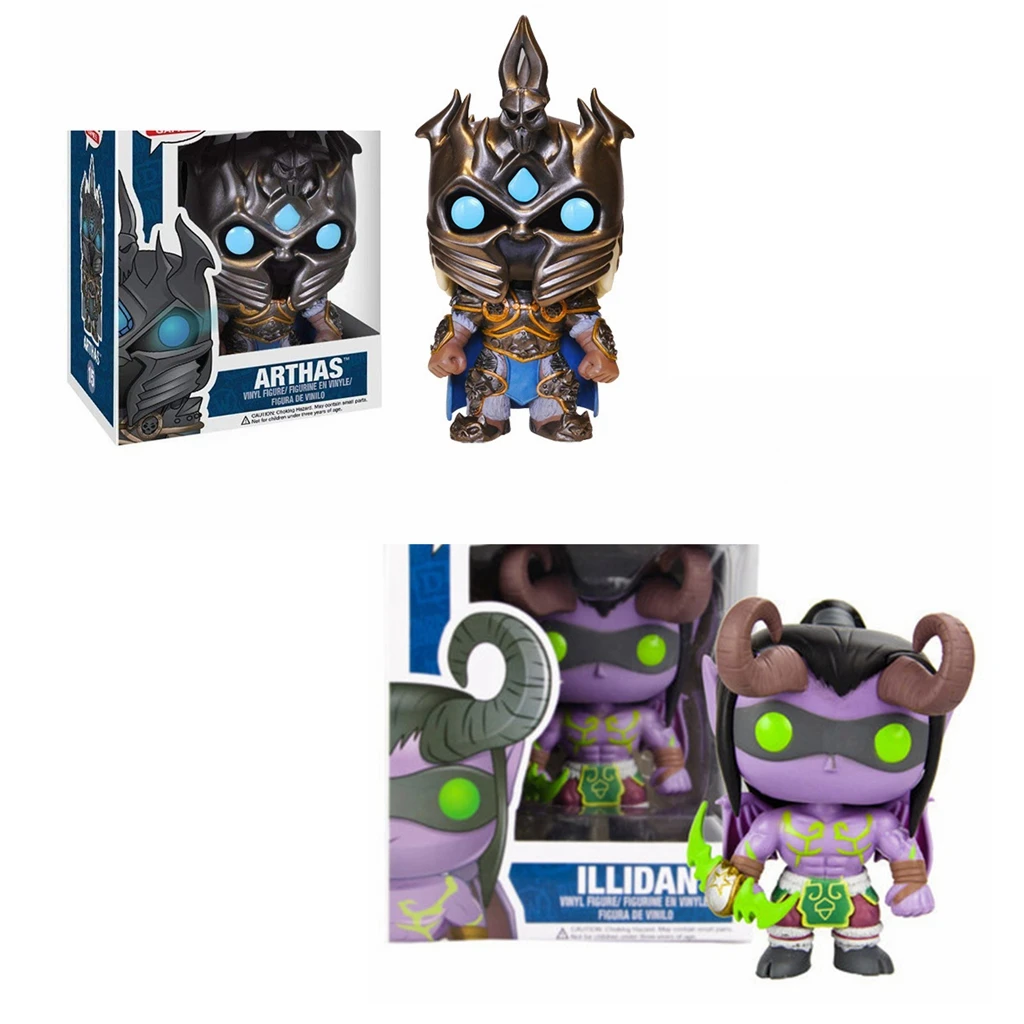 Экшн-фигурки Funko из миров Warccraft Иллидан Лич Кинг Артас Сильвана 14 #15 #