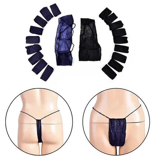 10Pcs/pack Blue/Black Underwear T-back Saloon Spa Underwear Travel Disposable G-string Panties 2Colors
10Pcs/pack Blue/Black Underwear T-back Saloon Spa Underwear Travel Disposable G-string Panties 2Colors