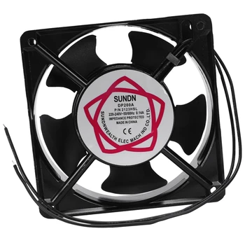 120x120x38mm 5 Blades Metal Frame Axial Flow Cooling Fan AC 220/240V 0.14A 22W 
120x120x38mm 5 Blades Metal Frame Axial Flow Cooling Fan AC 220/240V 0.14A 22W