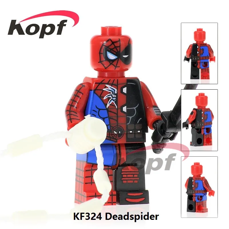 Super Heroes Ghostface Ghost-Face Two Face Deadpool Spiderman Spider-man Deadspider Building Blocks Children Gift Toys KF324
Super Heroes Ghostface Ghost-Face Two Face Deadpool Spiderman Spider-man Deadspider Building Blocks Children Gift Toys KF324