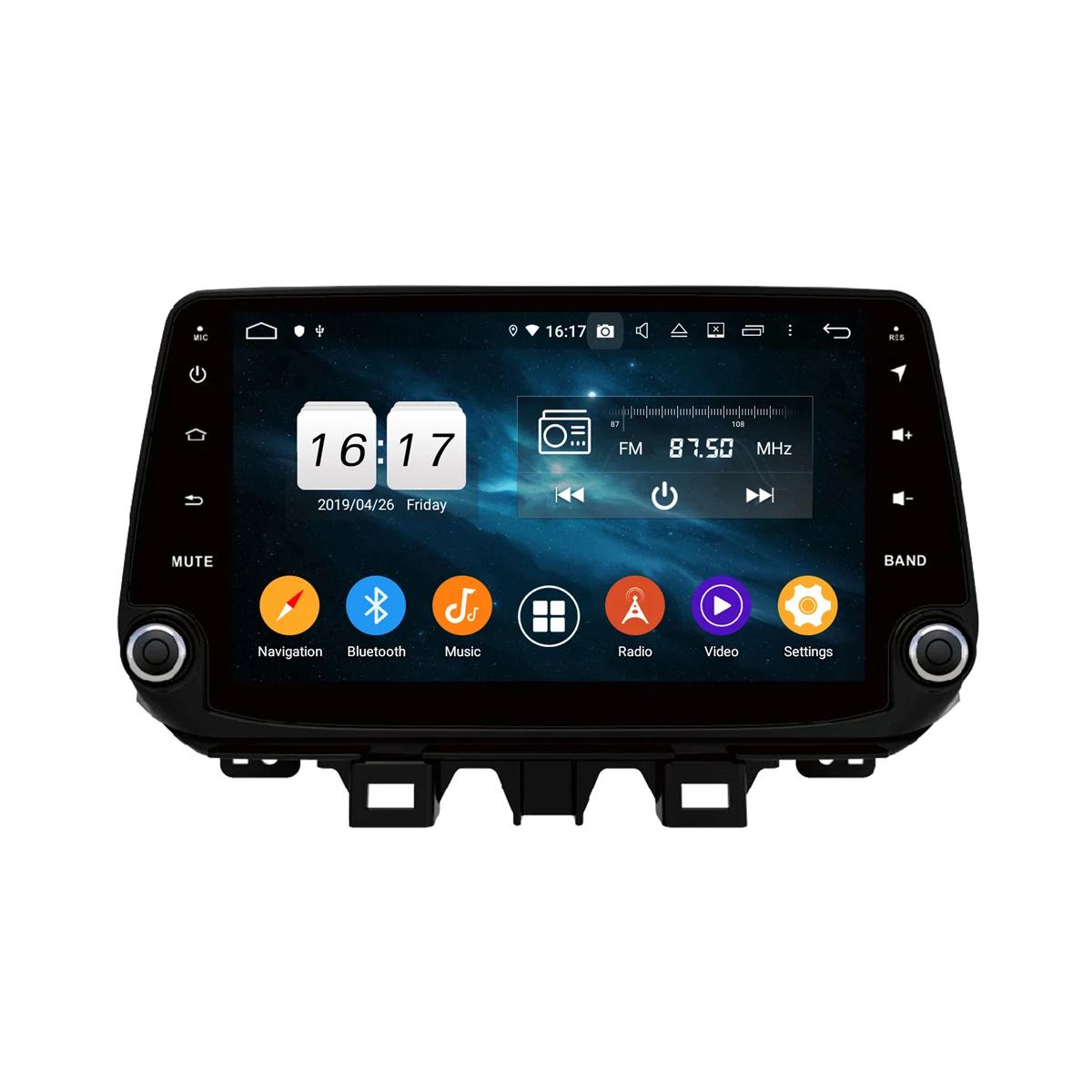 Excellent 9 inch 4+32G Android 9.0 car multimedia Player for HYUNDAI Celesta 2018 with GPS Wifi NO DVD 0