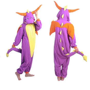 Men Child Women Onesies Spyro Dragon Pajamas Adult Purple Animal Cosplay Party Funny Jumpsuit Winter Warm Unisex Sleepwear Suit 
Men Child Women Onesies Spyro Dragon Pajamas Adult Purple Animal Cosplay Party Funny Jumpsuit Winter Warm Unisex Sleepwear Suit