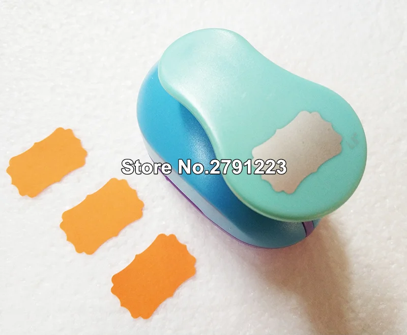 Фото Punch Tag top straight 1.5 inch gift paper punches for scrapbooking craft perfurador Polygon shaped diy puncher | Дом и сад