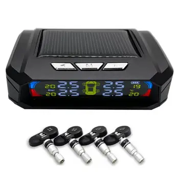 AN-06A Solar LCD Display Car TPMS Tire Pressure Monitoring System with 4 Sensors Comprehensive Monitoring Stability Value
AN-06A Solar LCD Display Car TPMS Tire Pressure Monitoring System with 4 Sensors Comprehensive Monitoring Stability Value