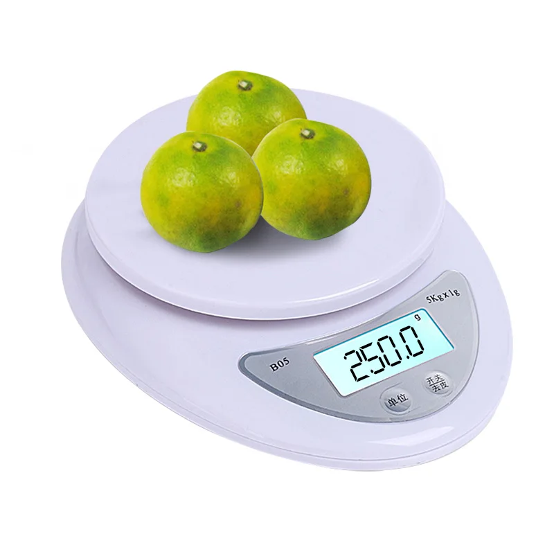 

Electronic Digital Kitchen Food Scale 5kg 5000g/1g Kitchen Food Diet Postal Scale Weight Scales Balance Weighting Tool LED