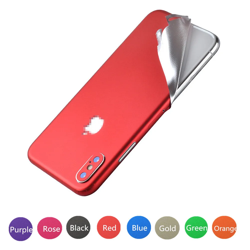 Ice Surface For iPhone 7 8 X XS XR Back Film Thin Screen Protector Protective Stickers Cover Color Paster Rear Decorative Film
Ice Surface For iPhone 7 8 X XS XR Back Film Thin Screen Protector Protective Stickers Cover Color Paster Rear Decorative Film