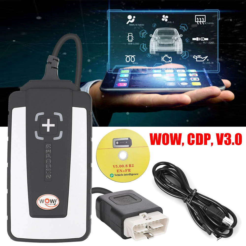 Universal Auto Diagnostic tool truck OBD2 code reader Bluetooth Wow CDP v5.008 With CD obd2 scanner Professional Car accessories
Universal Auto Diagnostic tool truck OBD2 code reader Bluetooth Wow CDP v5.008 With CD obd2 scanner Professional Car accessories