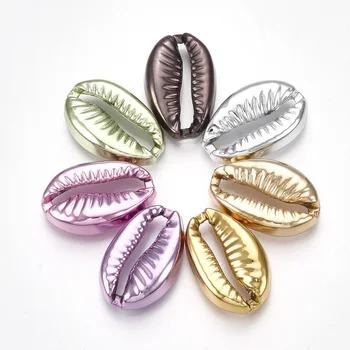 10pcs Mixed Color Alloy Cowrie Shell Links for jewelry making Bracelet Necklace Connectors Accessories 19.5x12.5x5mm
10pcs Mixed Color Alloy Cowrie Shell Links for jewelry making Bracelet Necklace Connectors Accessories 19.5x12.5x5mm