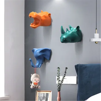 SIMULATION ANIMAL HEAD RESIN STEREOSCOPIC HOOK PERSONALITY LIVING ROOM ENTRANCE WALL HAT AND COAT STAND X2423
SIMULATION ANIMAL HEAD RESIN STEREOSCOPIC HOOK PERSONALITY LIVING ROOM ENTRANCE WALL HAT AND COAT STAND X2423