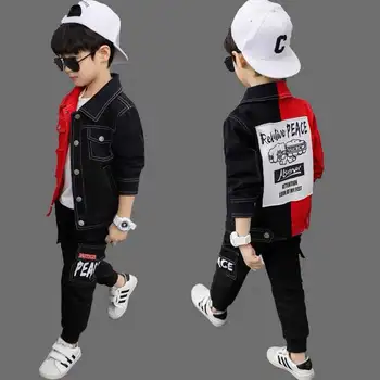 2019 Hot Sale Clothing Sets Kids Patchwork Denim Top +T-shirts + Jeans 3pcs Boys Set Kids Clothes Children Tracksuit 4-12years
2019 Hot Sale Clothing Sets Kids Patchwork Denim Top +T-shirts + Jeans 3pcs Boys Set Kids Clothes Children Tracksuit 4-12years
