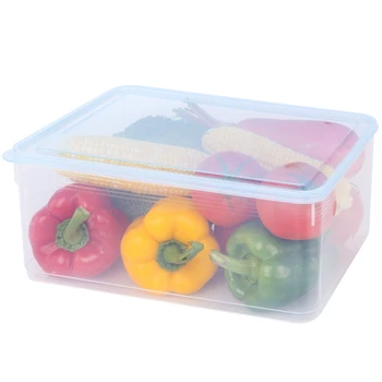 Kitchen Transparent Storage Box Grains Beans Storage Contain Sealed Home Organizer Food Container Refrigerator Storage Boxes 8L
Kitchen Transparent Storage Box Grains Beans Storage Contain Sealed Home Organizer Food Container Refrigerator Storage Boxes 8L