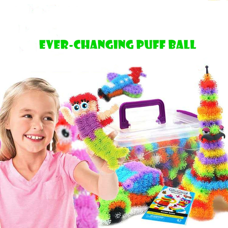 1200pcs Double Hook Puff Ball Assemble Toy DIY 3D Puzzle for Kids Children Educational Creative Model Gift Squeezed Toy
1200pcs Double Hook Puff Ball Assemble Toy DIY 3D Puzzle for Kids Children Educational Creative Model Gift Squeezed Toy