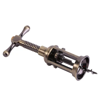 Retro Bottle Opener Wine Double Hinged Rotary Lever Zinc Alloy Antique Bronze Corkscrew Cork Puller Remover Champagne Opener
Retro Bottle Opener Wine Double Hinged Rotary Lever Zinc Alloy Antique Bronze Corkscrew Cork Puller Remover Champagne Opener
