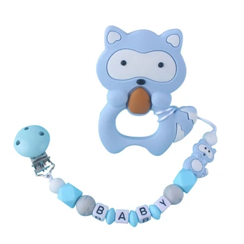 Silicone Teether Cartoon Bear Charms Teether with Pacifier Chain Baby Teething Nursing Pacifier Clips Silicone Teether Holder
Silicone Teether Cartoon Bear Charms Teether with Pacifier Chain Baby Teething Nursing Pacifier Clips Silicone Teether Holder