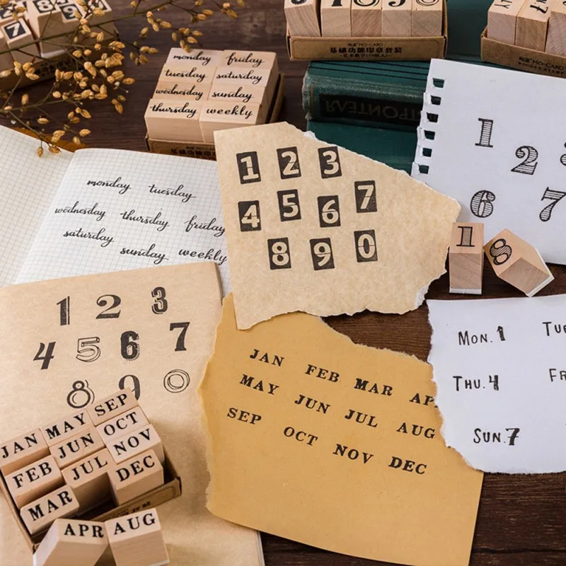 1set DIY Number Week Month wooden rubber stamps Pattern Wood For Letter for scrapbooking stamp wood decoration Y
1set DIY Number Week Month wooden rubber stamps Pattern Wood For Letter for scrapbooking stamp wood decoration Y