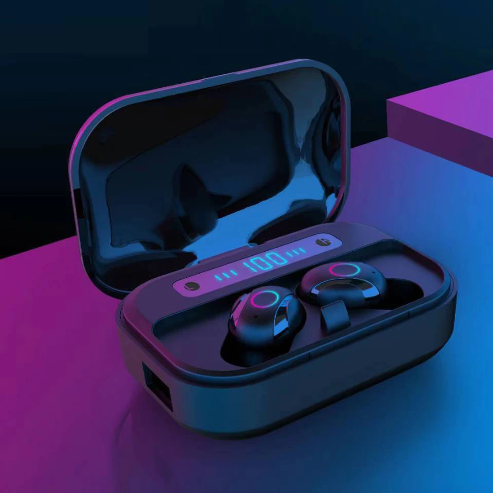 LED Display Bluetooth V5.0 Headsets with Mic for iPhone Huawei Samsung pk A6S TWS Wireless Earphone for Redmi Earbuds
LED Display Bluetooth V5.0 Headsets with Mic for iPhone Huawei Samsung pk A6S TWS Wireless Earphone for Redmi Earbuds