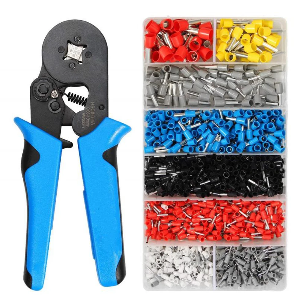 Cable connector Crimping pliers set 1200pcs 0.08-10mm wire connector terminal crimping tool terminator
Cable connector Crimping pliers set 1200pcs 0.08-10mm wire connector terminal crimping tool terminator