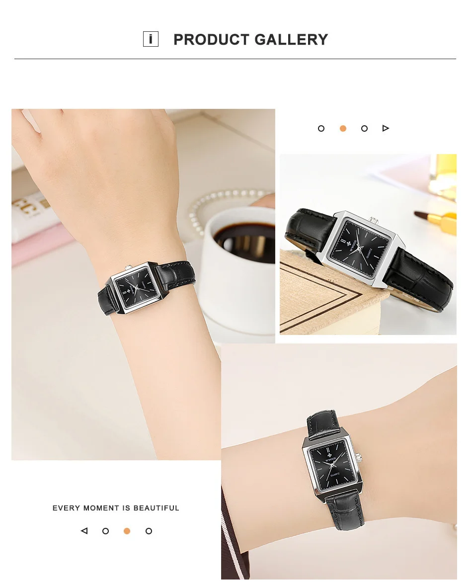 2020 WWOOR Top Brand Luxury Women Square Watches xfcs Genuine Leather Quartz Small Dial Wrist Watch Gifts For Women Montre Femme