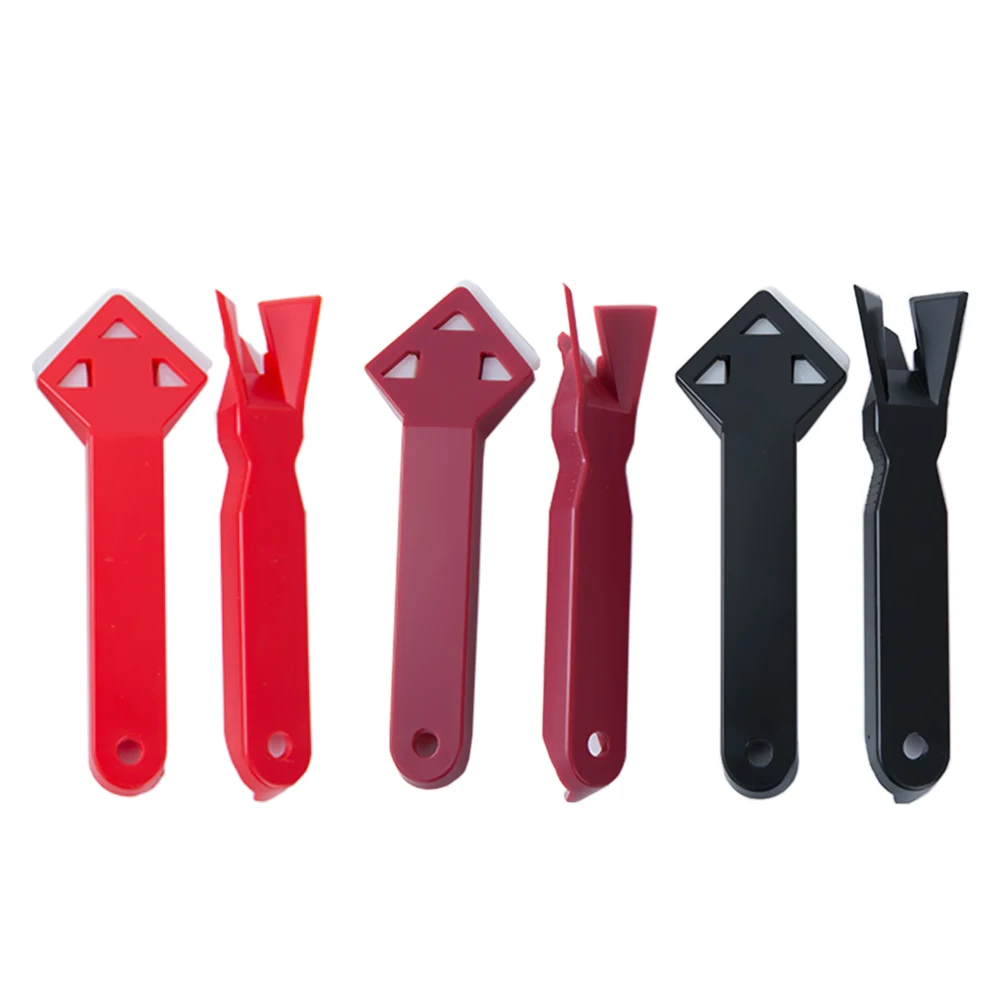 2Pcs Silicone Glass Cement Scraper Tool Caulking Sealant Finishing Grout Floor Cleaning Tile Dirt Tool Negative Angle Scraper
2Pcs Silicone Glass Cement Scraper Tool Caulking Sealant Finishing Grout Floor Cleaning Tile Dirt Tool Negative Angle Scraper
