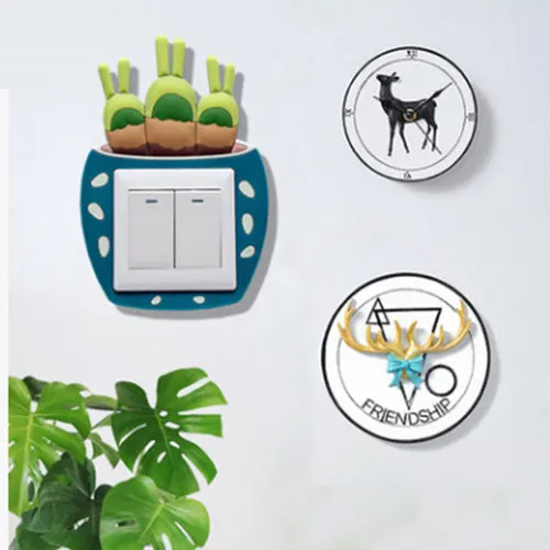 Luminous lamp stereo switch sticker household socket plate wall decoration paste
Luminous lamp stereo switch sticker household socket plate wall decoration paste