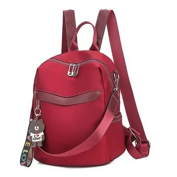 Women Anti-theft Backpack Waterproof Fabric Large Female Shoulder Bag Large Capacity Simple Style Casual Mochila Travel 
Women Anti-theft Backpack Waterproof Fabric Large Female Shoulder Bag Large Capacity Simple Style Casual Mochila Travel