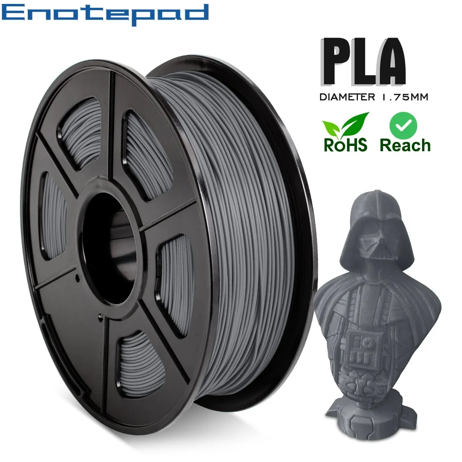 1.75mm PLA 3D Printer Filament Enotepad 1KG Printer Filament Eco-friendly,Non-toxic Material For kids Creation and DIY
1.75mm PLA 3D Printer Filament Enotepad 1KG Printer Filament Eco-friendly,Non-toxic Material For kids Creation and DIY