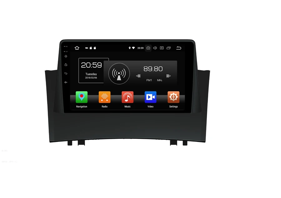 PX6 Отличная производительность Android 9 Автомобильный мультимедийный GPS для Renault Megane